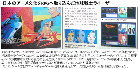 日本のアニメ文化をRPGへ取り込んだ地球戦士ライーザ